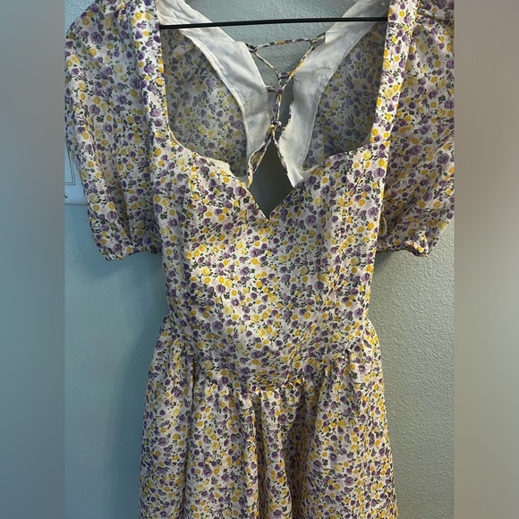 Bardot Marlie Ditsy floral print Mini Dress in Summer Floral Size XL - Picture 3 of 8